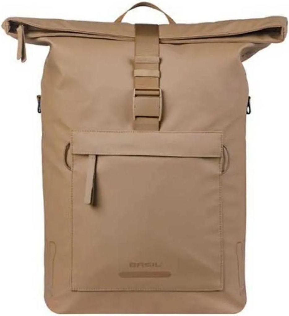 Basil Brooklyn Mik Hooks Fahrradtasche 17l Beige  Beige One Produktbild 