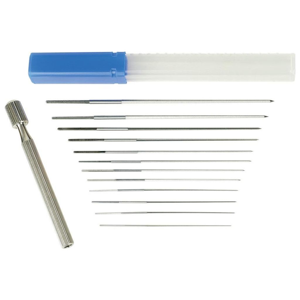 Düsen-Reibahlen-Set 12teilig0,6-1,9mm KUKKO