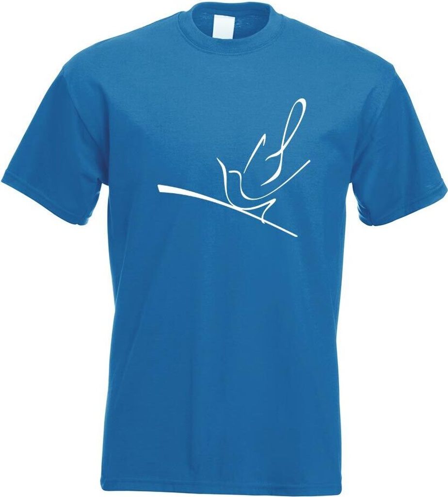 Kiwistar - T-Shirt - royal - Vogel Motiv Bedruckt Funshirt Design Print - mit Motiv Bedruckt - Funshirt Design - Sport - Freizeit - Herren - XXL