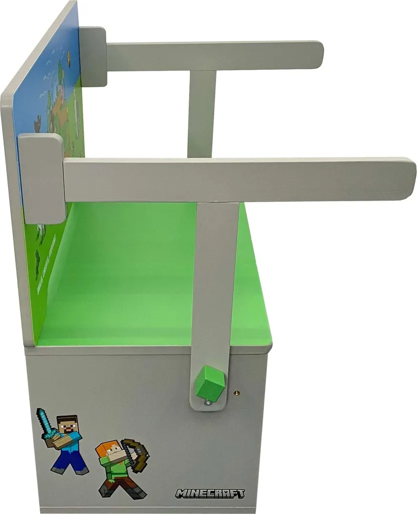 MINECRAFT Banc rabattable et table de jeu pour chambre d'enfant - 4