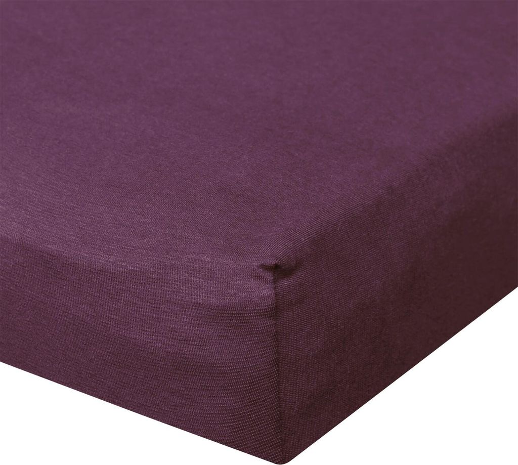 Bettwaren-Shop Jersey Spannbetttuch Ultra-Stretch 140x200 - 160x220 cm feige