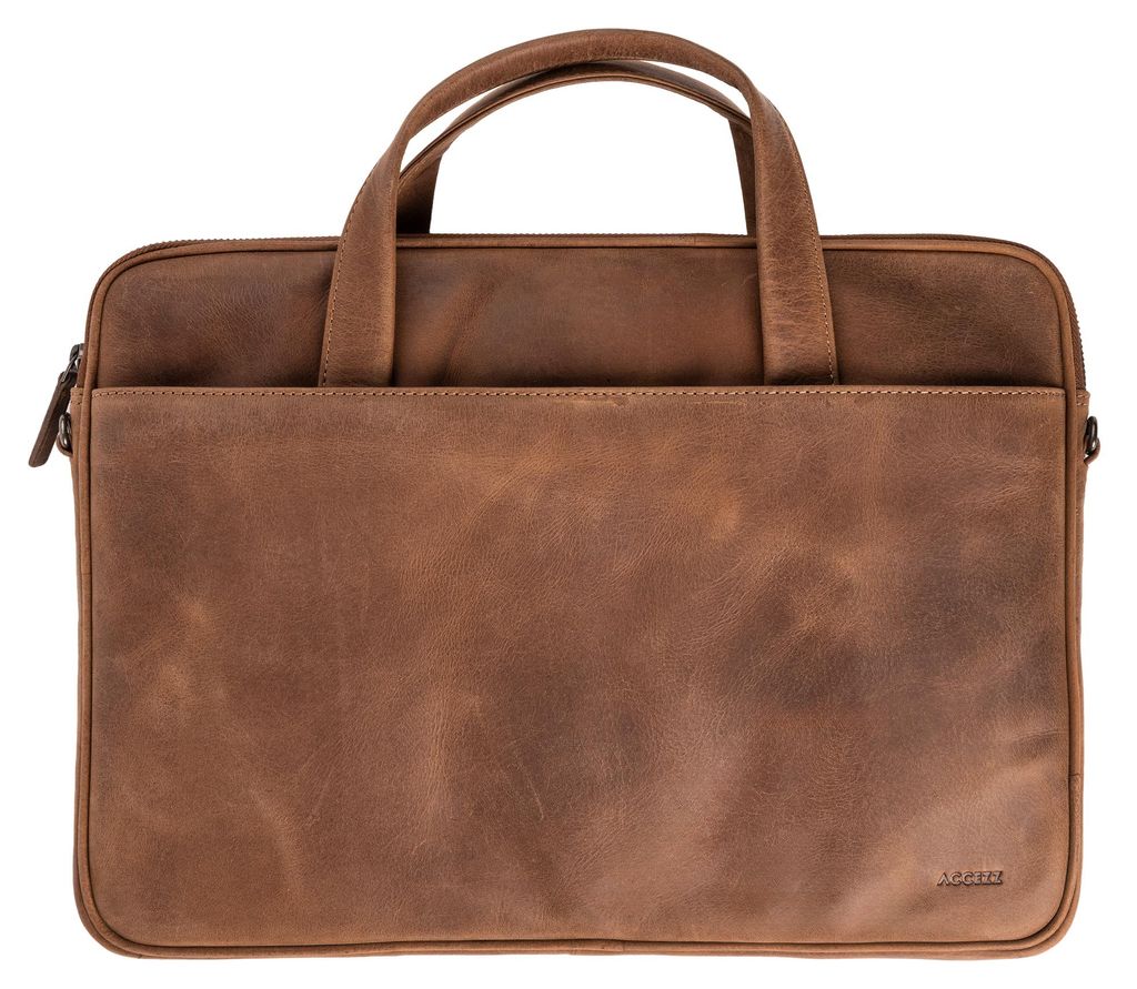 Accezz Leather Laptoptasche 16 Zoll - Cognac Produktbild 