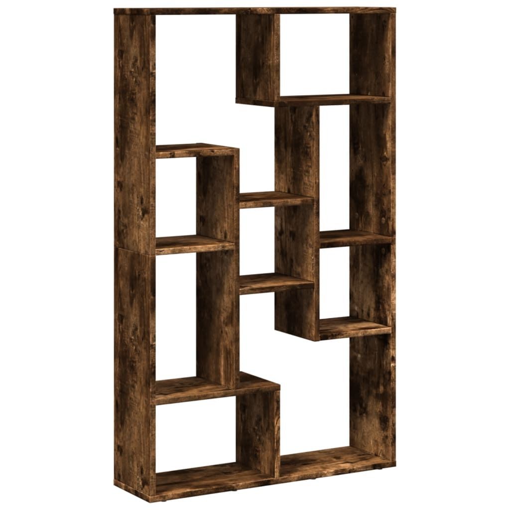 Bücherregal Räuchereiche 72x20x120,5 cm Holzwerkstoff