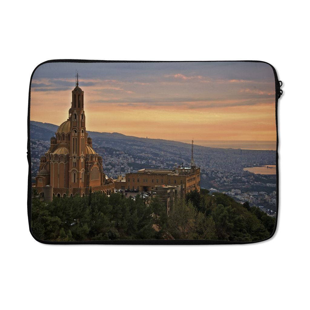 MuchoWow Laptop Hülle 14 ZollStadt in Libanon Laptoptasche - Laptoptasche - Stoßsicher - Schutzhaube