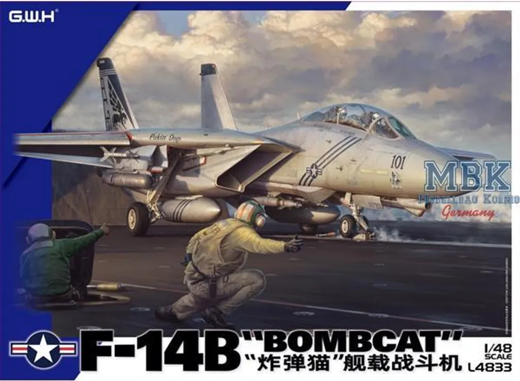 F-14B Bombcat GWH 1/48 Maquette Haute Précision avec Armement