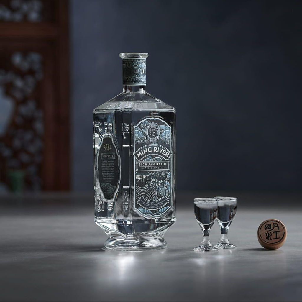 Sichuan Baijiu Miing River 45% Vol. 0.7L Produktbild 