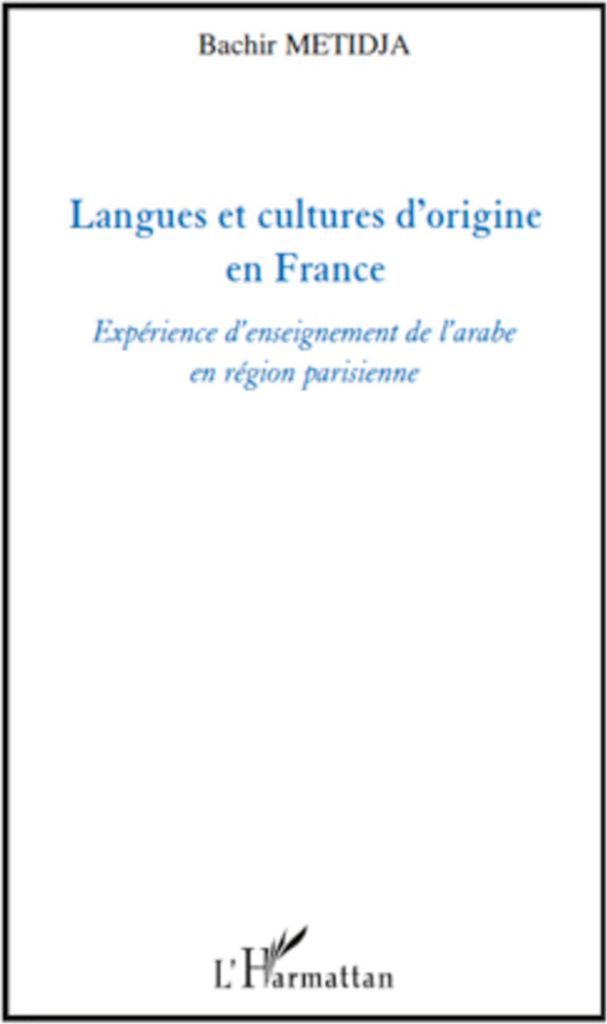 Langues et cultures d'origine en France