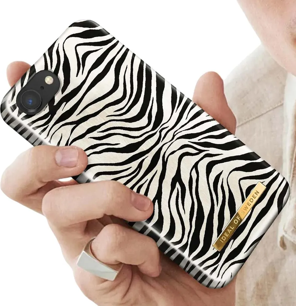 Coque Zafari Zebra pour iPhone SE et 8 avec doublure microfibre douce - 6