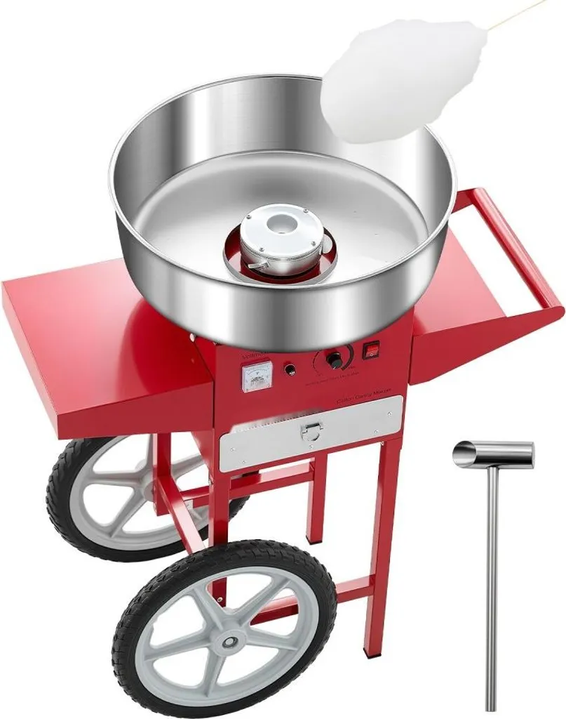 Machine à barbe à papa professionnelle 1000W : gain de temps et débit pro