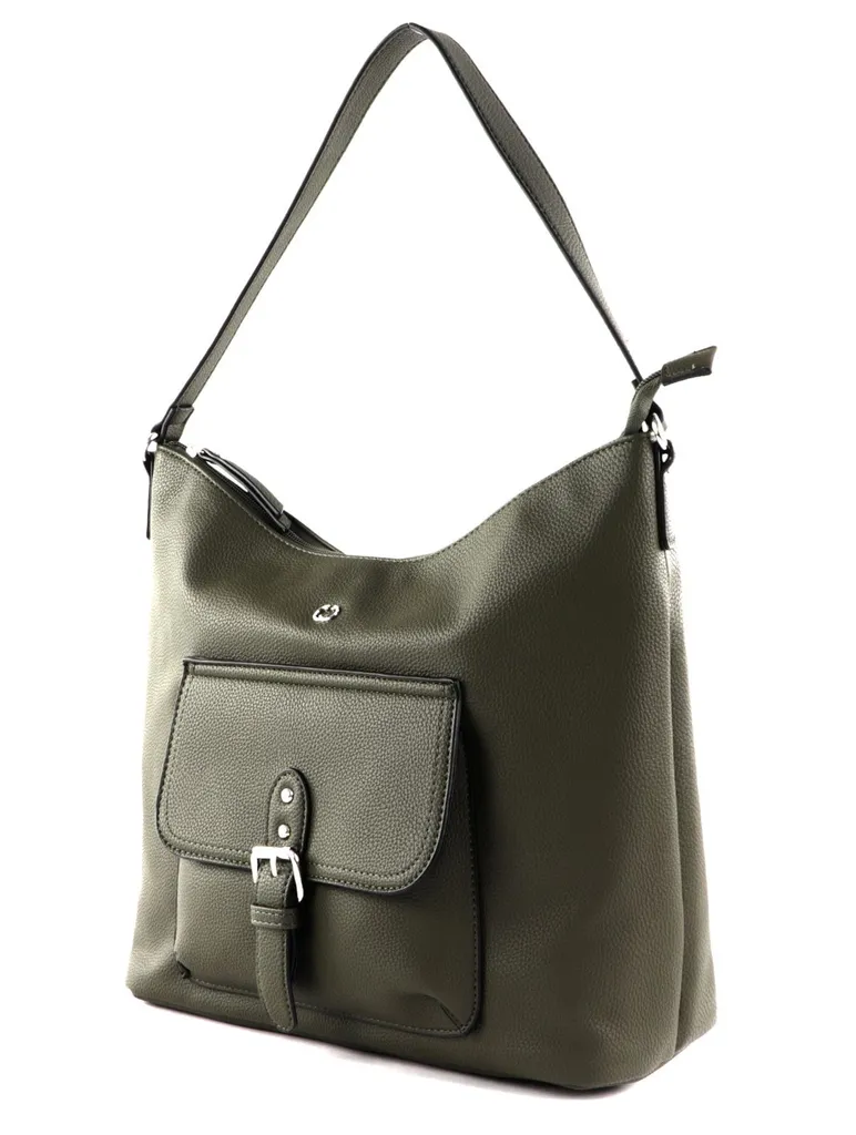 Sac à main bandoulière vert forêt style Hobo chic pour le quotidien - 2