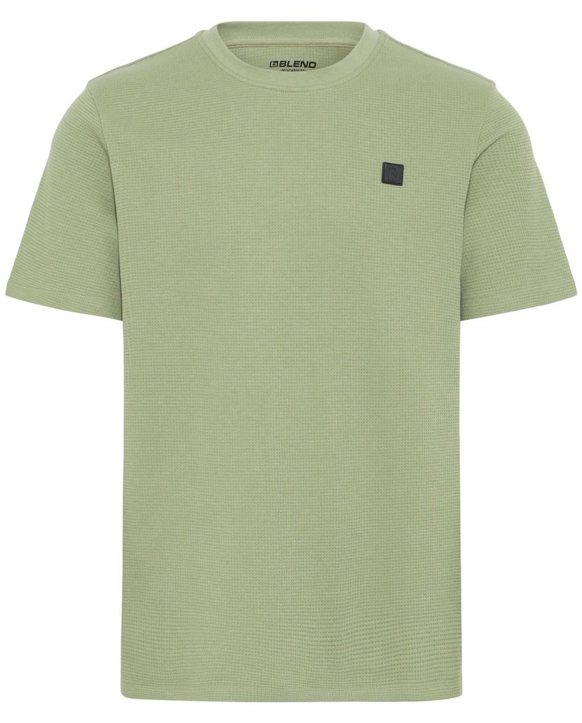 BLEND Kurzarmshirt Rundhalsausschnitt Normaler Schnitt Basic Größe: XXL