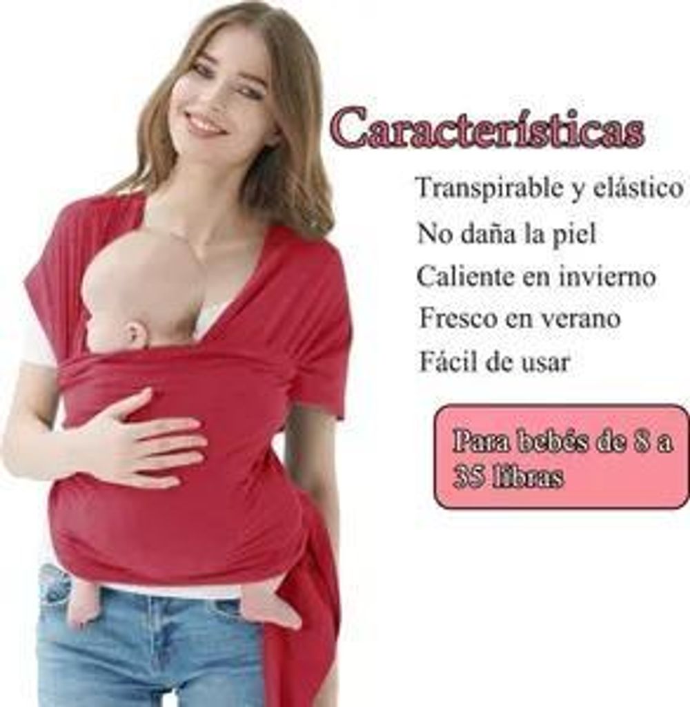 Baby Tragetuch Babytragetuch, freihändige Babytrage, Säugling Trage, leicht, atmungsaktiv, weich, perfekt für Neugeborene, Kleinkinder