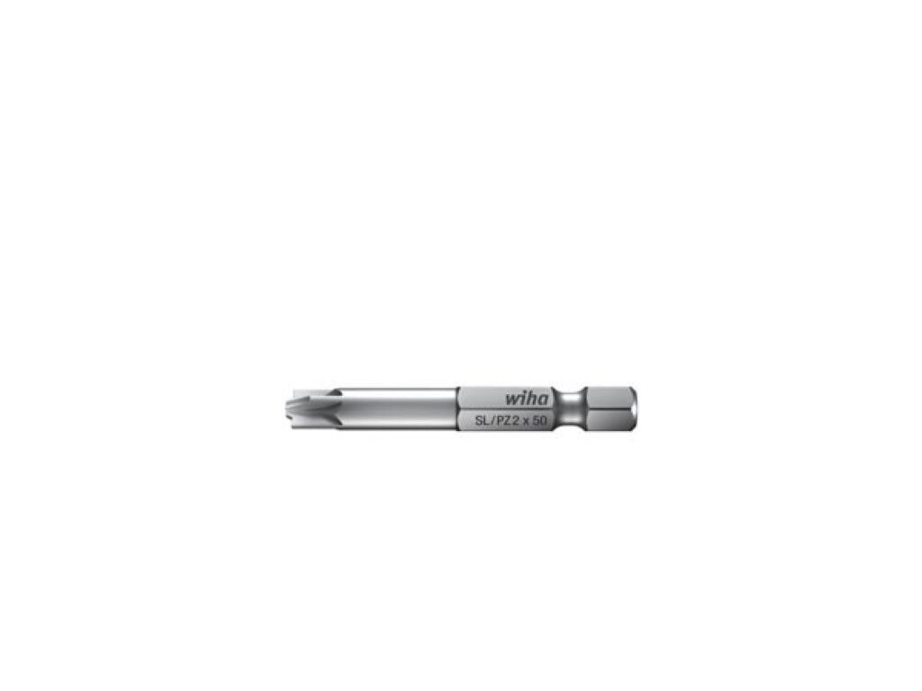 Wiha Bit Professional Plusminus/Pozidriv 1/4" (32496) SL/PZ2 x 50 mm
