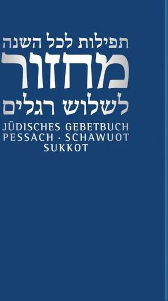 Comprendre les prières juives avec le Mahzor Hébreu-Allemand Vol. 02 Fêtes
