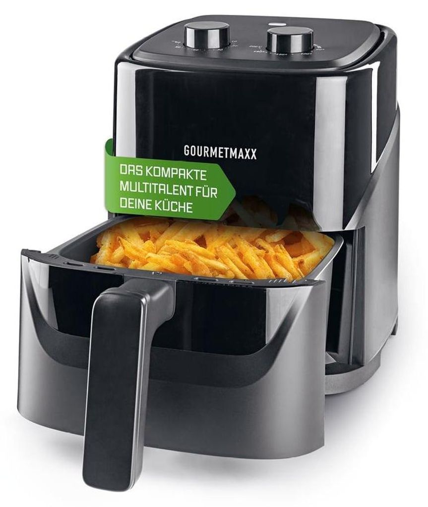 Friggitrice ad aria calda GOURMETmaxx 3,2 l, 1300 W, nera, Immagine del prodotto 