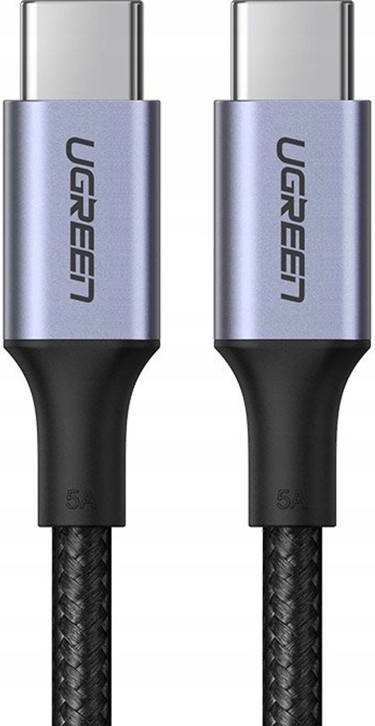 Two USB-C cables are shown side-by-side against a white background.