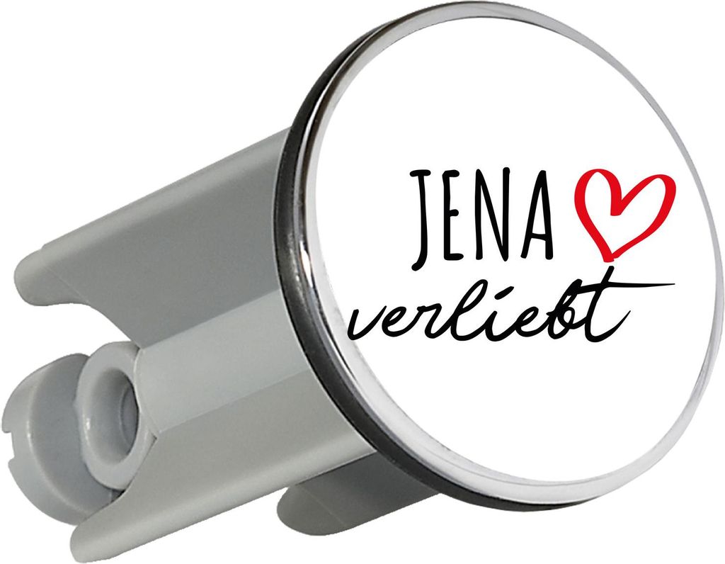 Huuraa Waschbeckenstöpsel Jena verliebt 4cm Produktbild 