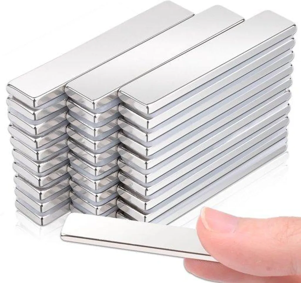 Aimants puissants 50x10x3 mm : ne perdez plus vos notes sur le frigo