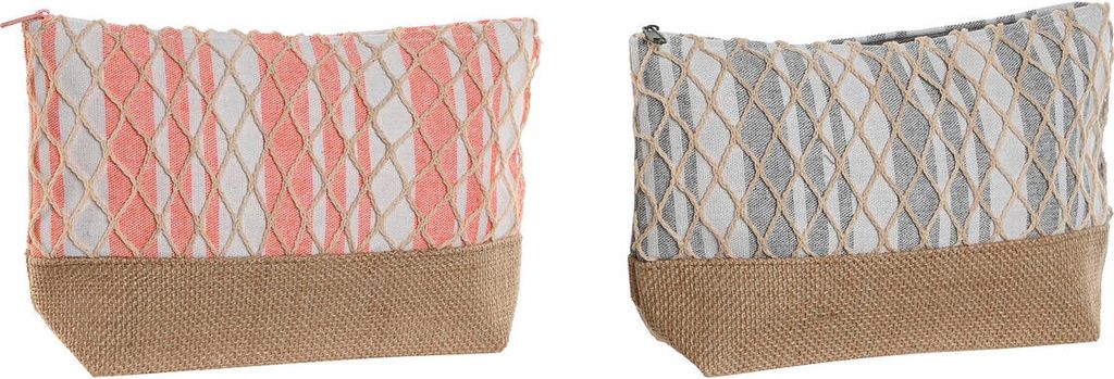 ESPRIT Home Travel Kulturbeutel Korallengrau 25 x 7 x 15 cm (2 Stück)