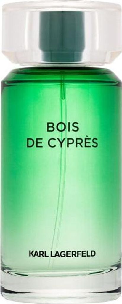 A bottle of Karl Lagerfeld Bois de Cyprès EDT.