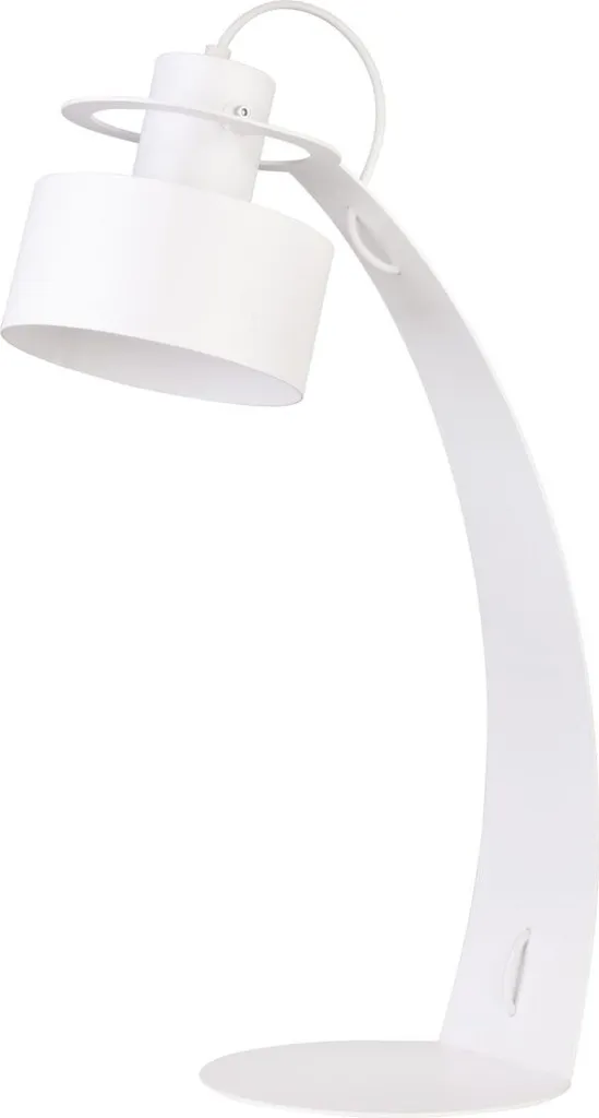 Luminaire de table blanc spot décoratif Sigma pour salon style loft