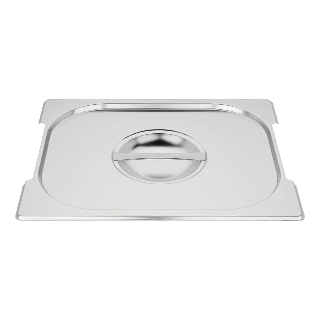 Couvercle Gastronorme GN 1/2 Vogue en Inox pour Bacs de Restauration