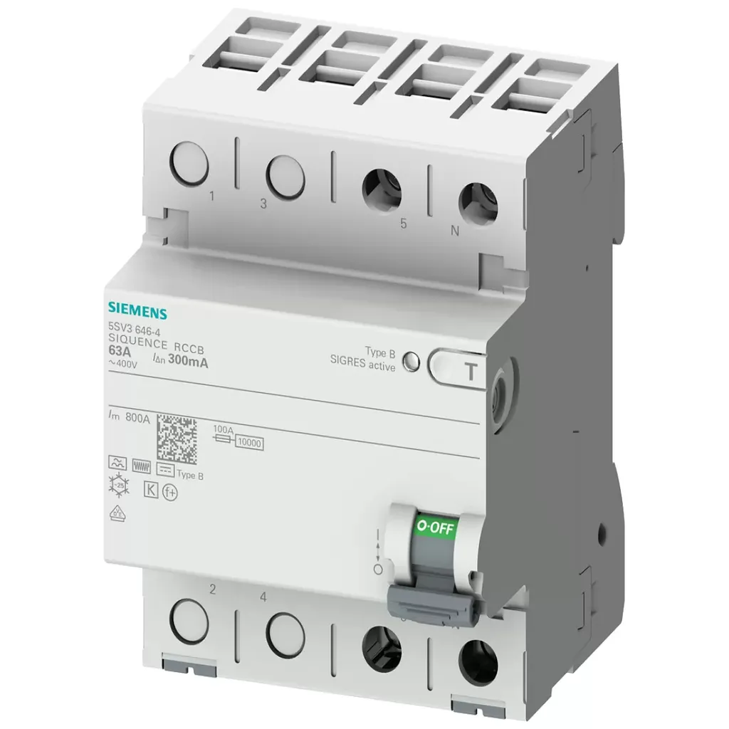 Disjoncteur Différentiel 2P 25A 30mA Siemens 5SV3322-4 Haute Fiabilité