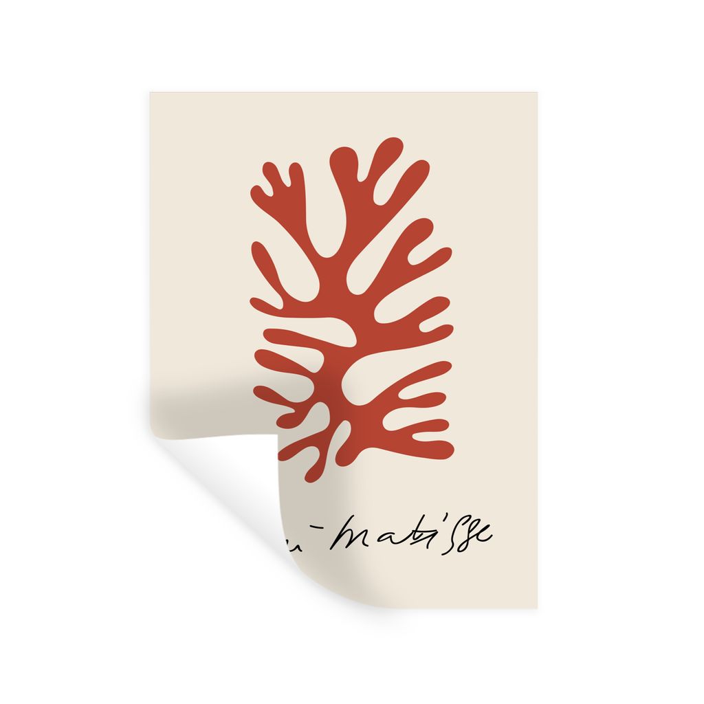 MuchoWow Wandtattoo Wandsticker Wandaufkleber Matisse - Alte Meister - Abstrakt - Kunstwerk 30x40 cm Selbstklebend und Repositionierbar - Sticker...