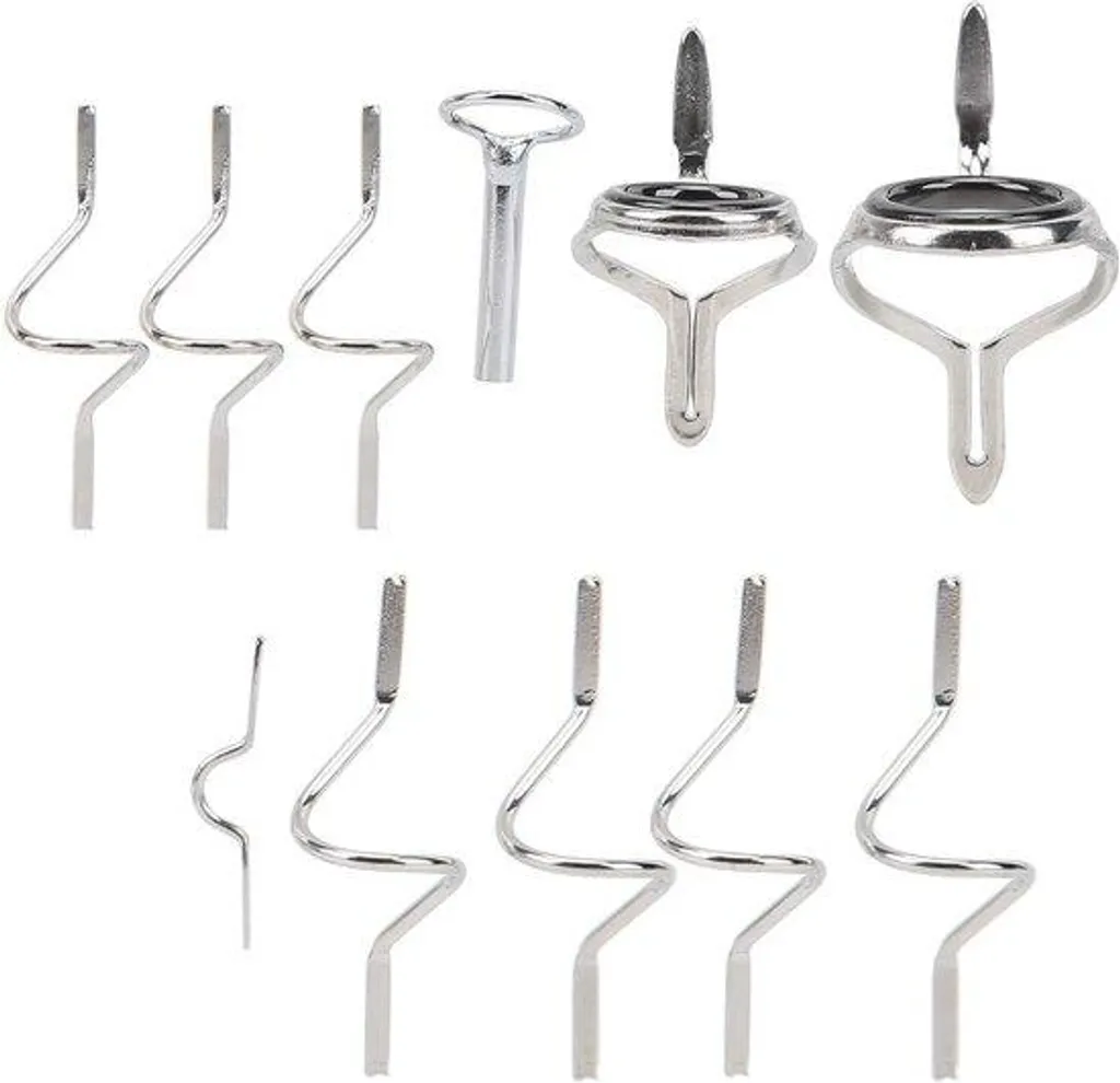 Kit complet anneaux canne à mouche RV-S avec outil de réparation robuste