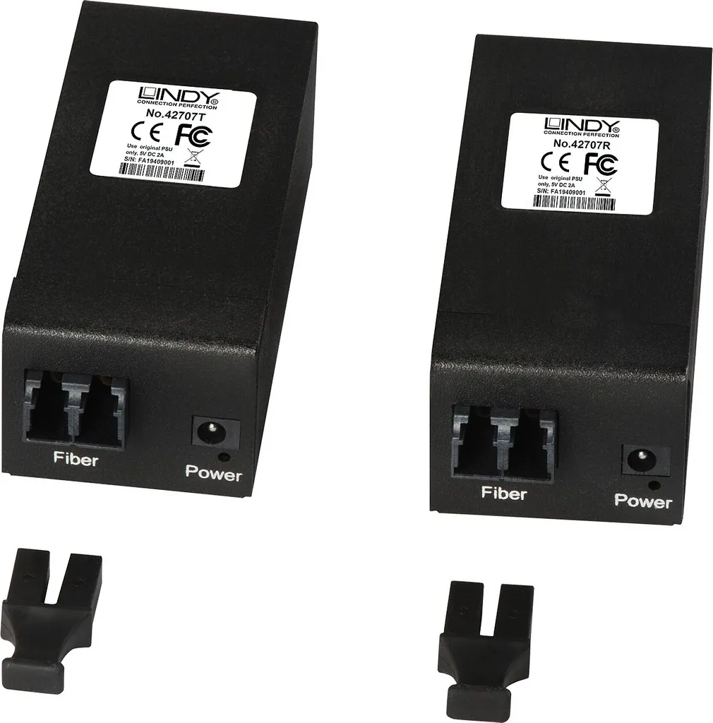 Lindy Extendeur USB 3.1 Gen1 Fibre Optique - Kit Emetteur et Récepteur