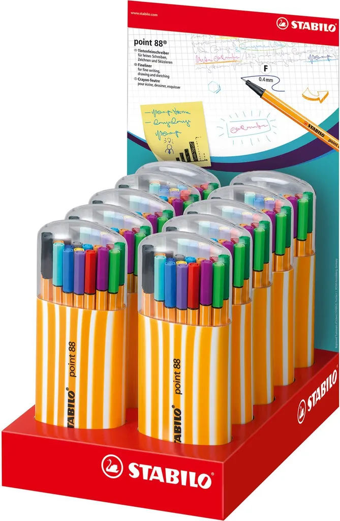 STABILO point 88 Zebrui Set Idéal pour Bullet Journal et Prise de Notes