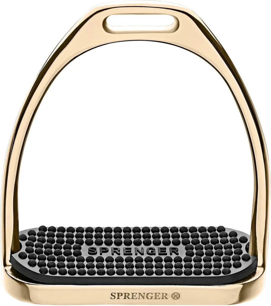 Sprenger Fillis Staffe Inox Oro Nero | L'Eleganza Classica per Dressage