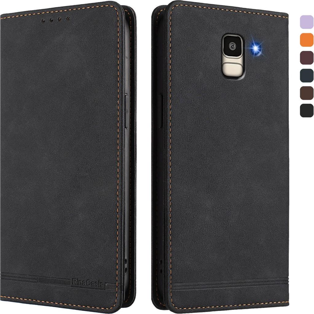 Etui pour Samsung Galaxy J6 2018, étui rétro en Image du produit 