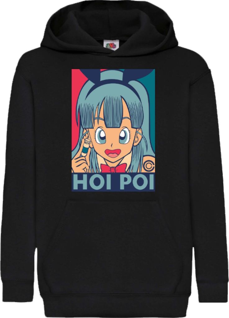 Kinder Kapuzenpullover Japan Manga Anime Comics Animation Dragon Anime Manga Ball Hoi Poi, 5-6 Jahr - 116 / Schwarz