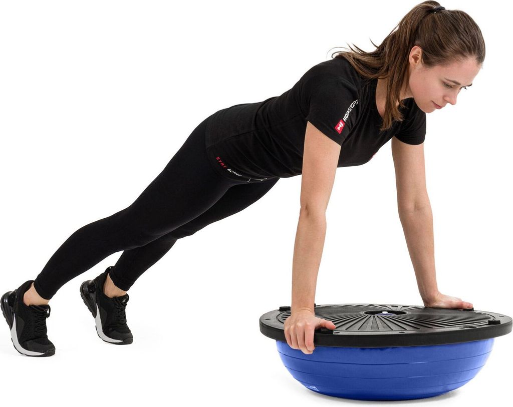 Hop-sport Balanční podložka s expandery a pumpou modrá Obrázek produktu 2