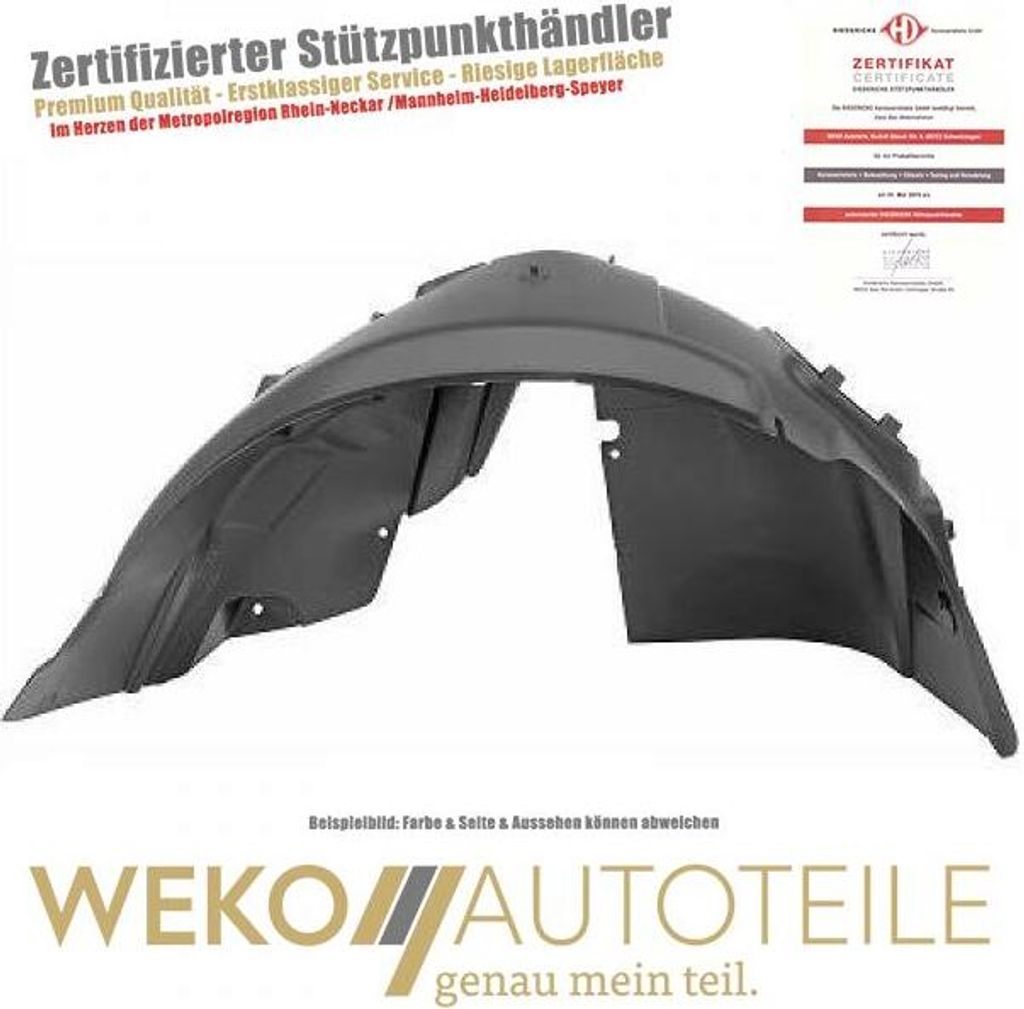 Verkleidung Radhaus vorne rechts DIEDERICHS 3464008 passend für FIAT