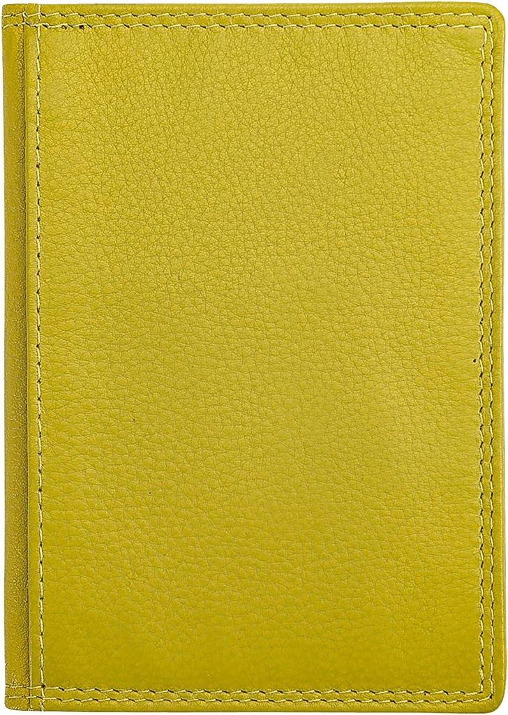 Herren & Damen Kartenetui aus Echtleder mit RFID Schutz, Slim Wallet Kreditkartenetui mit Geldscheinfach, 8 Kartenfächer, Ausweisetui 8,5x12 cm