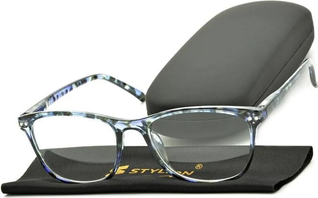 Occhiali da sole rettangolari neri CO391 - Stile Vintage Modernizzato
