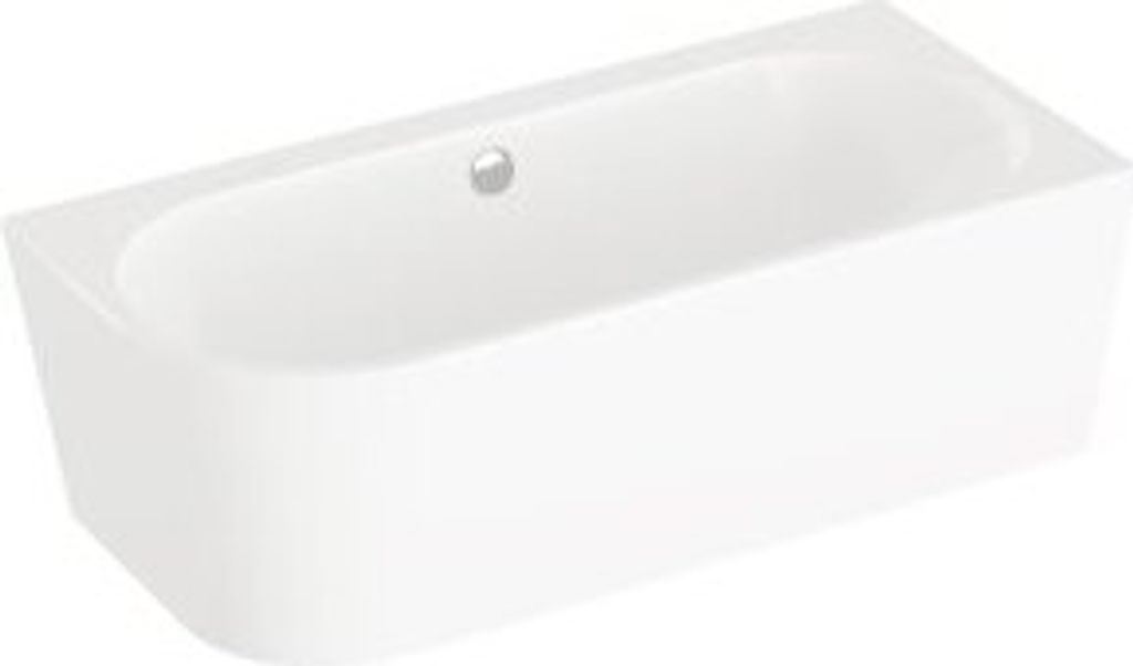 VITRA 65441008000 Badewanne Geo back to wall Ecke re.