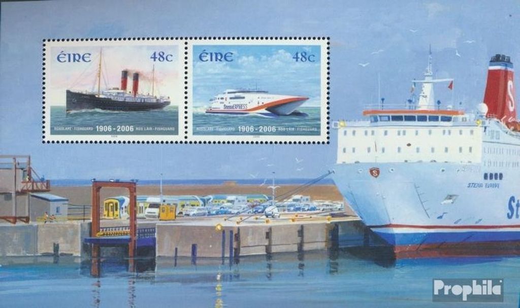 Briefmarken Irland 2006 Mi Block59 (kompl.Ausg.) postfrisch Fährverbindung