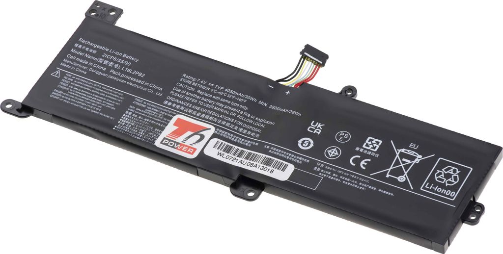 Batteria T6 Power per Lenovo IdeaPad 3 15IIL05 81WE, Immagine del prodotto 