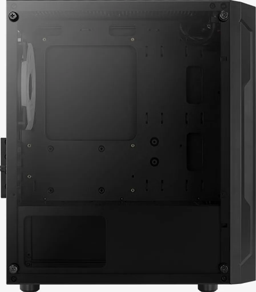 Case AeroCool Mini Trinity v3 Nero - Micro ATX Gaming Case RGB - 3