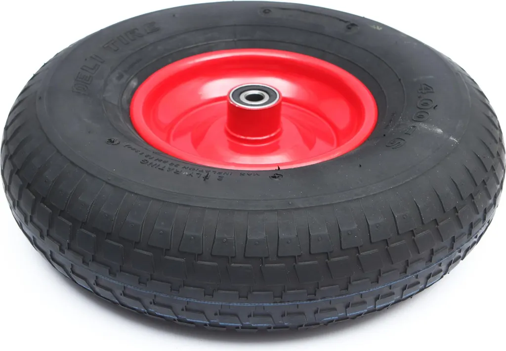Roue métallique 4.00-6 pneu S-369 2PR 12mm pour réparer une crevaison
