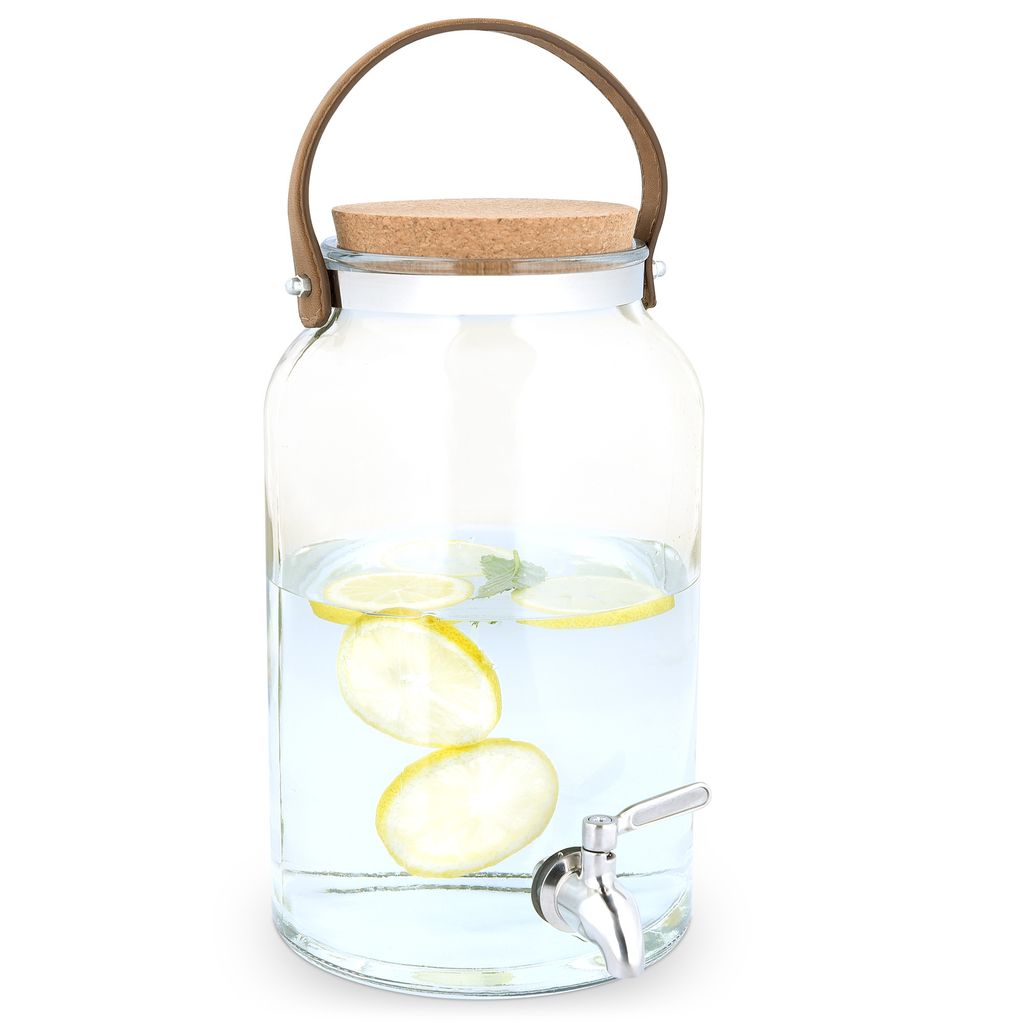 Getränkespender Glas, Wasserspender Bügelverschluss
