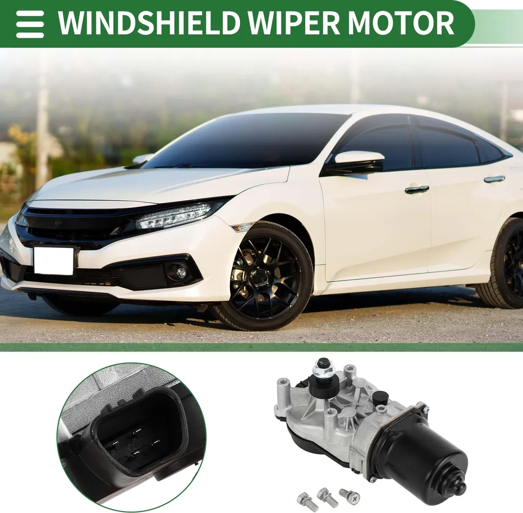 Moteur Essuie-Glace de Rechange 4 Broches pour Honda Civic 2012-2015