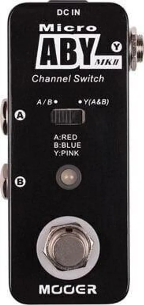 MOOER Micro ABY MKII Interrupteur de Commutateur de Ligne pour Guitare