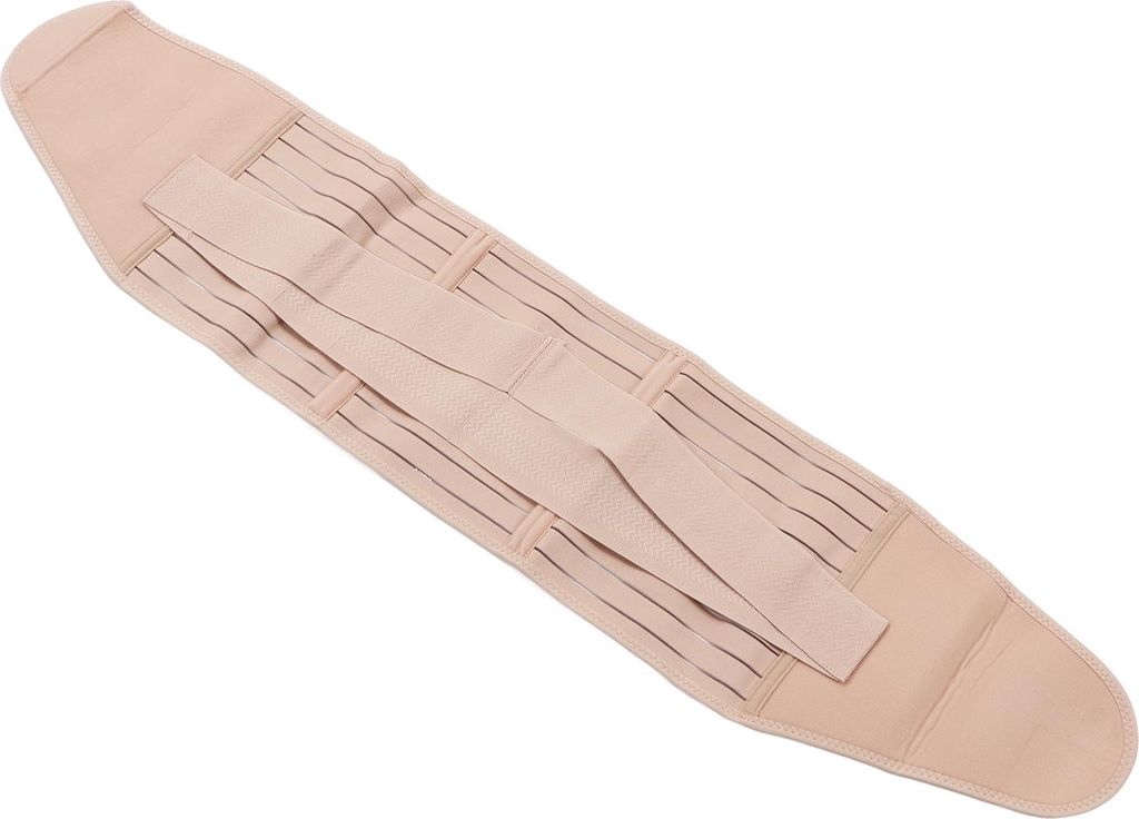 Postpartales Bauchband, Polyester, Bauchbinde, Stützwickelgürtel, Body Shaper für Frauen, Aprikose, M