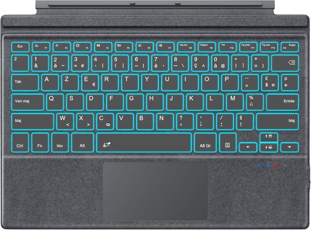 Tastatur für Microsoft Surface Pro 7 Plus 7 6 5 4 3 Bluetooth MoKo AZERTY