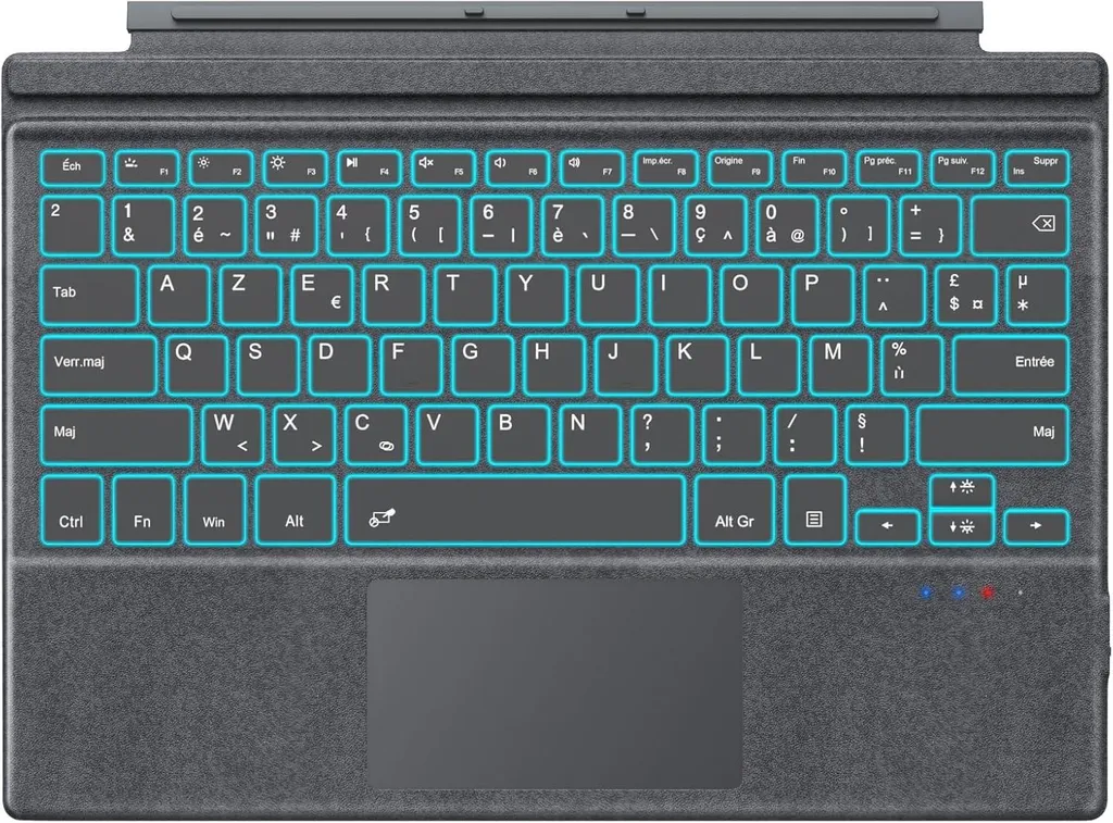 Clavier AZERTY sans fil pour Surface Pro 7+ et modèles antérieurs