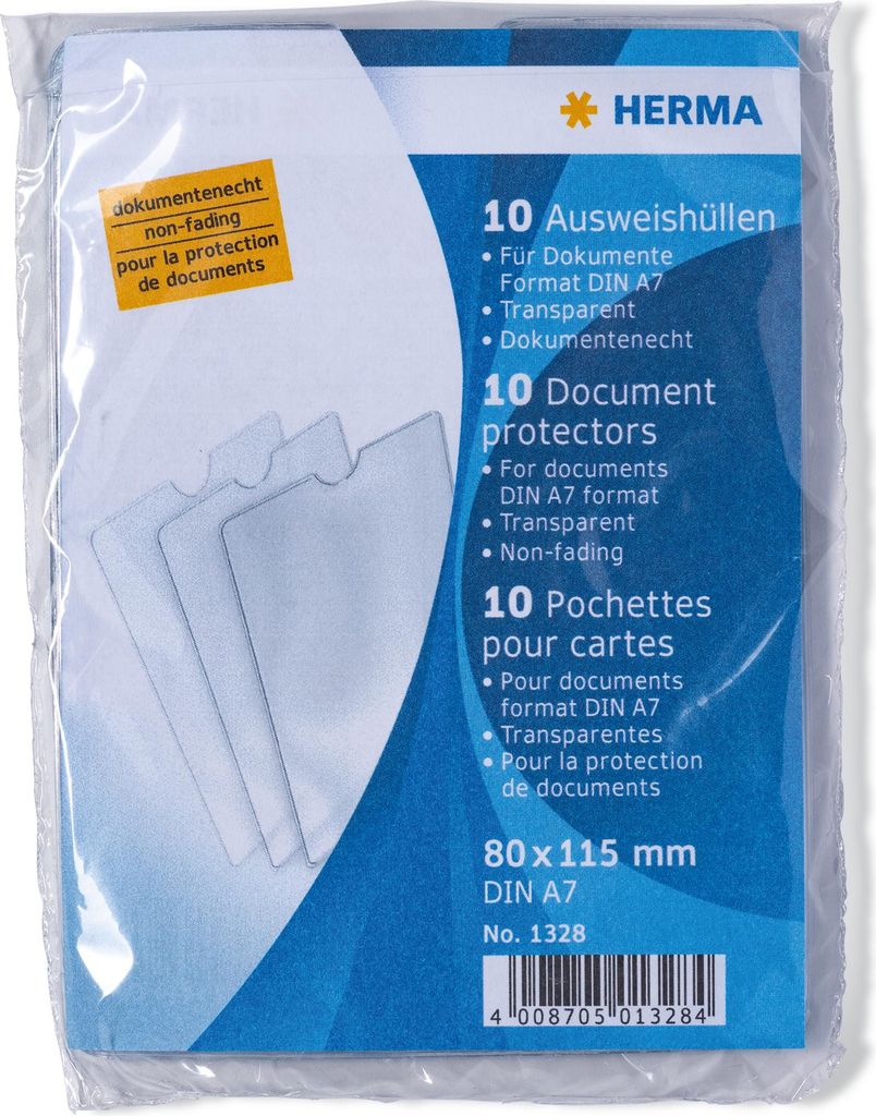HERMA 1328 Držáky průkazů 80x115 mm Dokumenty DIN A7 Obrázek produktu 
